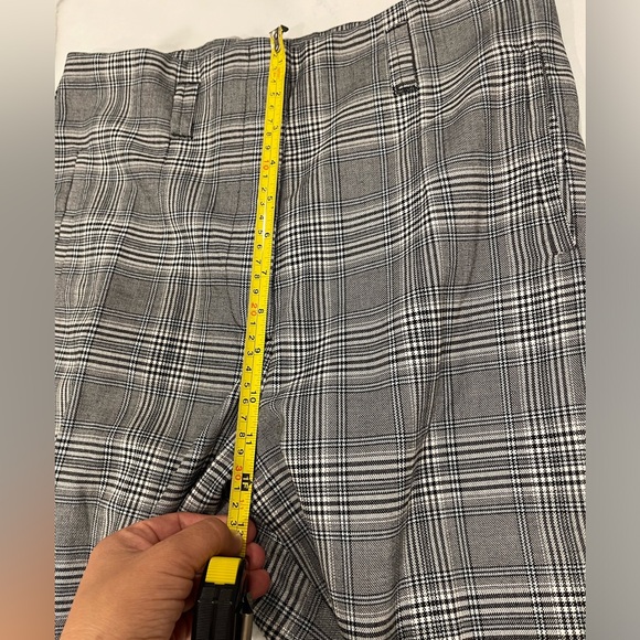 Dynamite plaid pants cigarette style - Picture 8 of 10